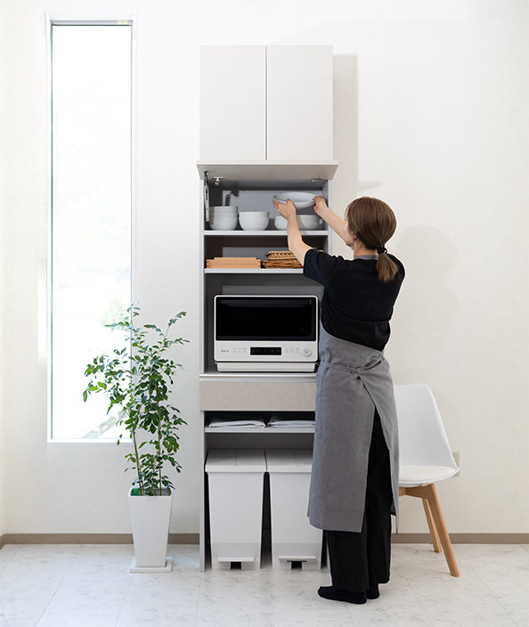 レンジすきまくん | すきまくん 1cm単位のオーダー家具 株式会社フジイ